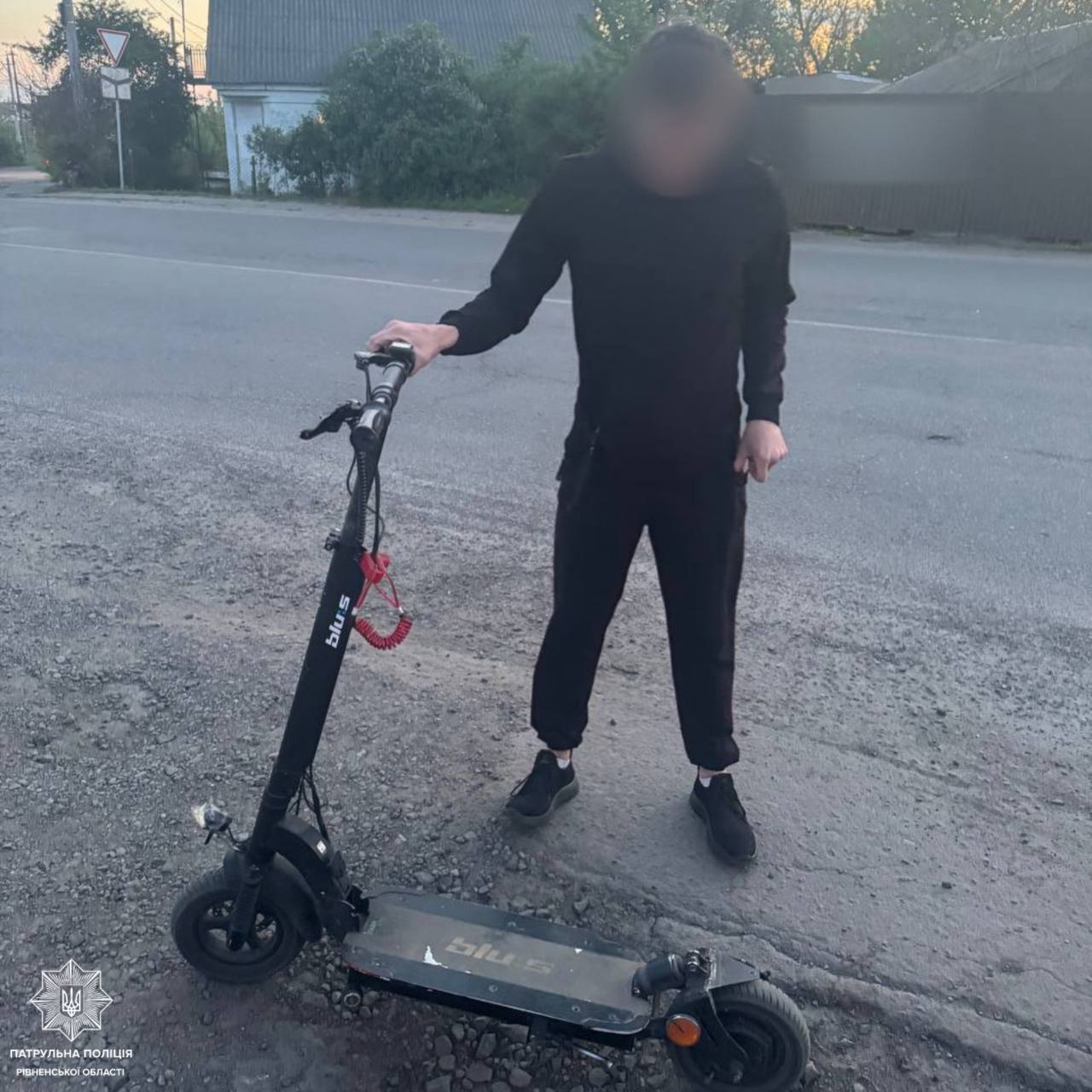 У Дубно зупинили п’яного кермувальника електросамокату