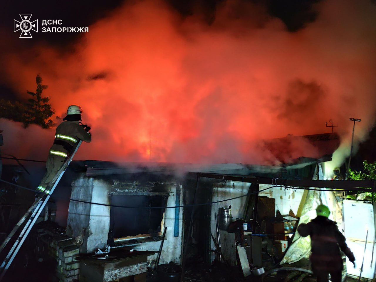 У Запоріжжі згорів приватний будинок