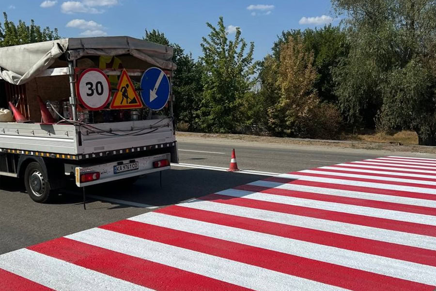 У Запоріжжі оновлюють понад 145 км дорожньої розмітки