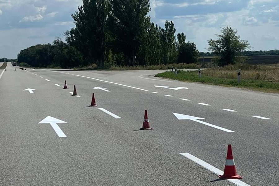 У Запорізькій області відремонтували понад 113 тисяч квадратних метрів доріг …
