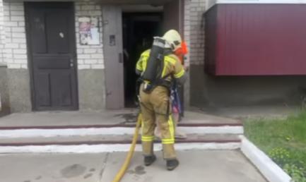 У Золотоноші під час пожежі в п’ятиповерхівці врятували 7 мешканців