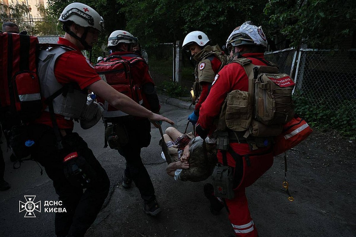 У Києві збільшилася кількість постраждалих внаслідок масованої атаки