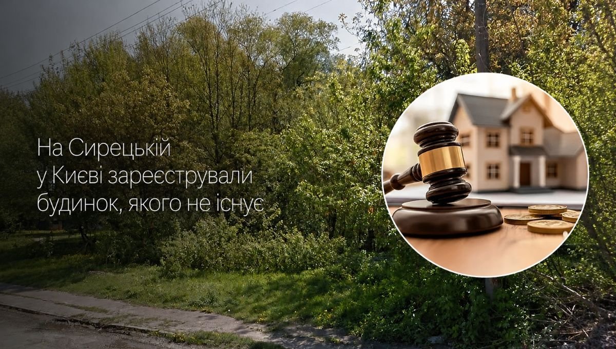 У Києві землю намагалися оформити через будинок, який існував лише …