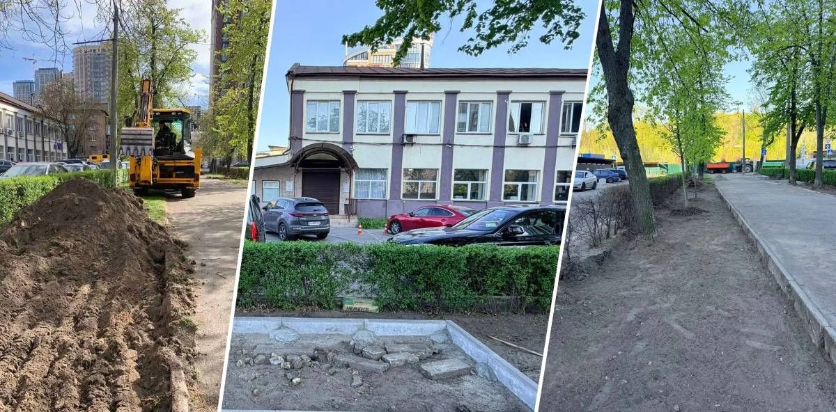 У Києві облаштовують новий мінісквер біля Володимирського ринку