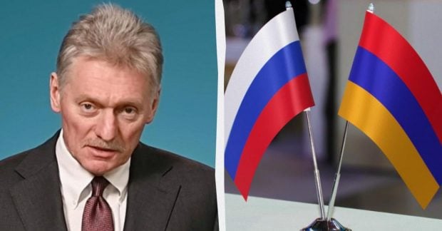 У Кремлі висунули претензії Вірменії через заяви Зеленського у Єревані