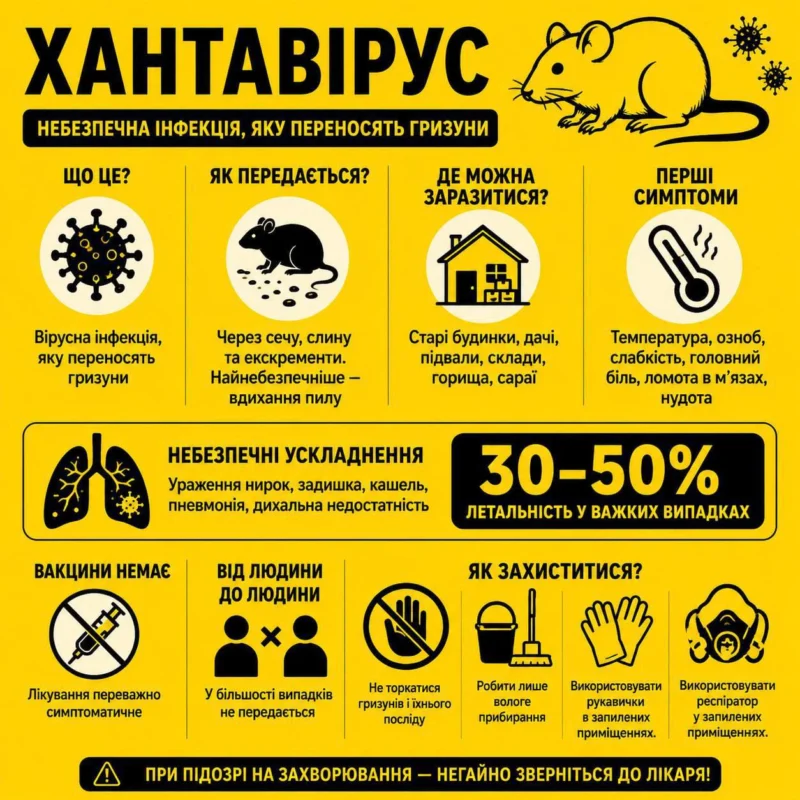 У Львові вже вилікували хворих на хантавірус