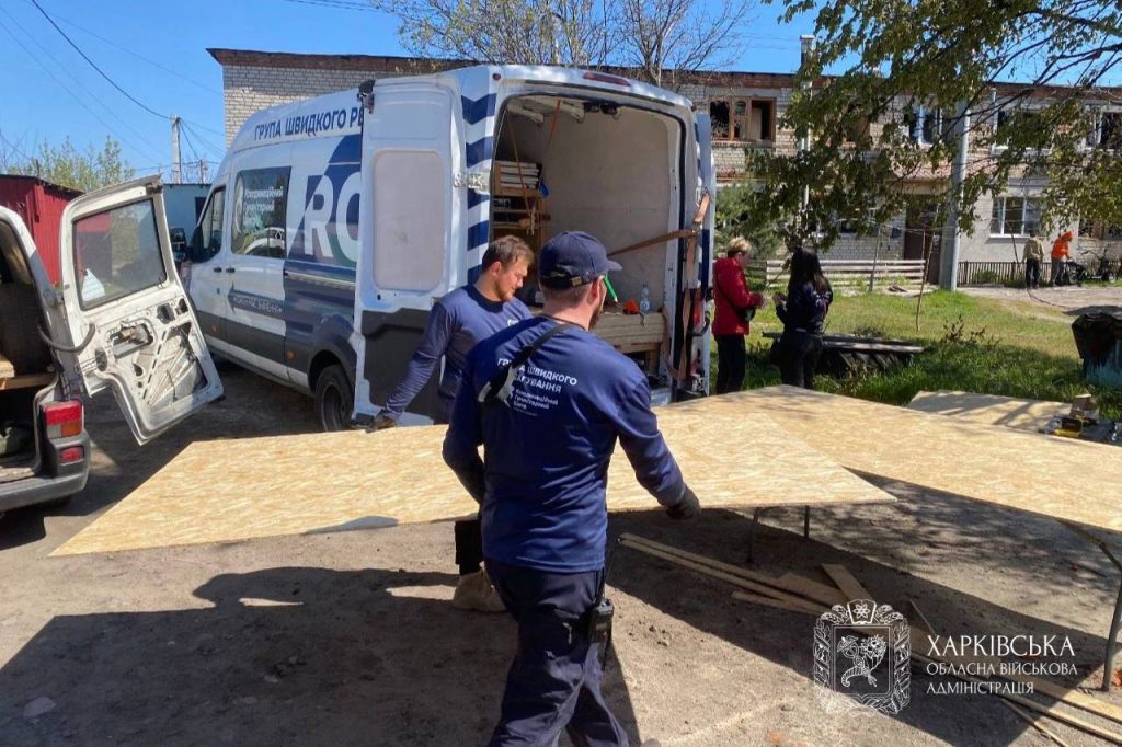 У Мерефі усувають наслідки ракетного удару — що вже відновлено
