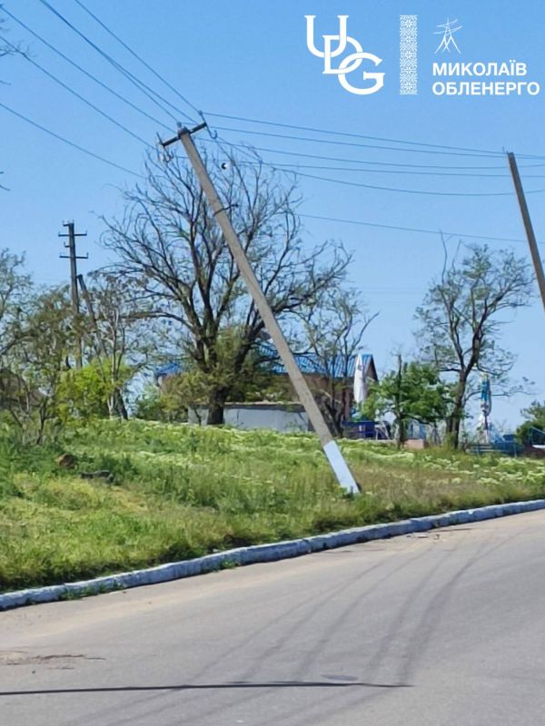 У Миколаївській області один водій залишив без світла все село