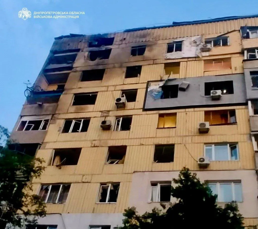 У Павлограді «прильот» в багатоповерхівку