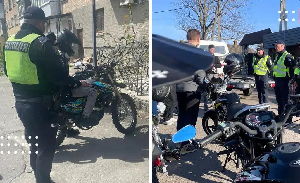 У Переяславі поліція посилює нагляд за мотодрайверами: у квітні виписали …