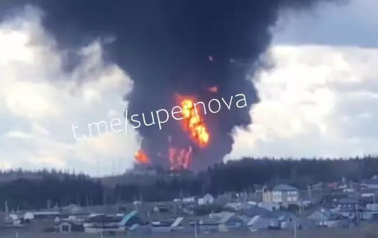 У Пермському краї атакували нафтотранспортний об’єкт: виникла пожежа