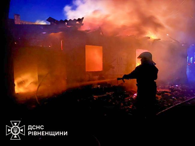 У Рівненському районі під час пожежі загинув чоловік