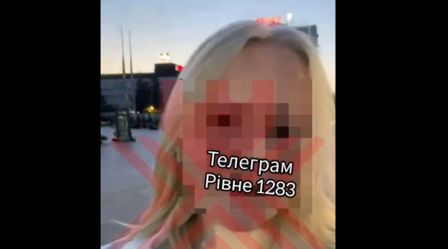 У Рівному дівчина під російськомовні пісні знімала відео біля портретів …