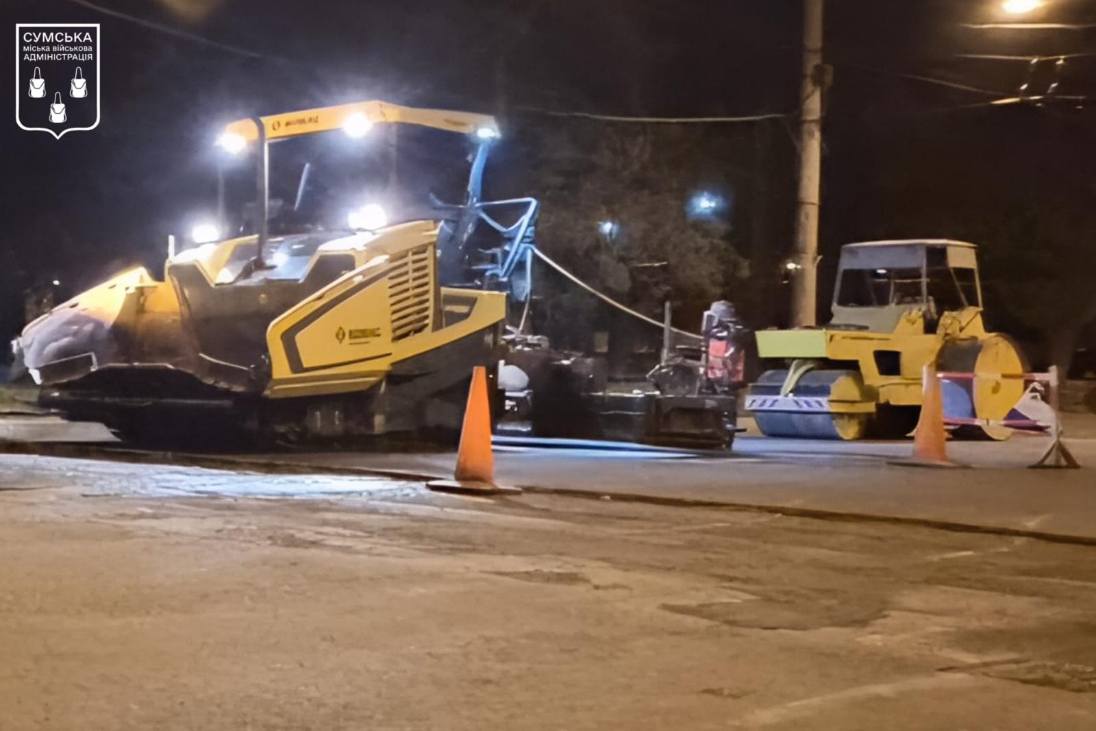 У Сумах триває поточний ремонт вулично-дорожньої мережі