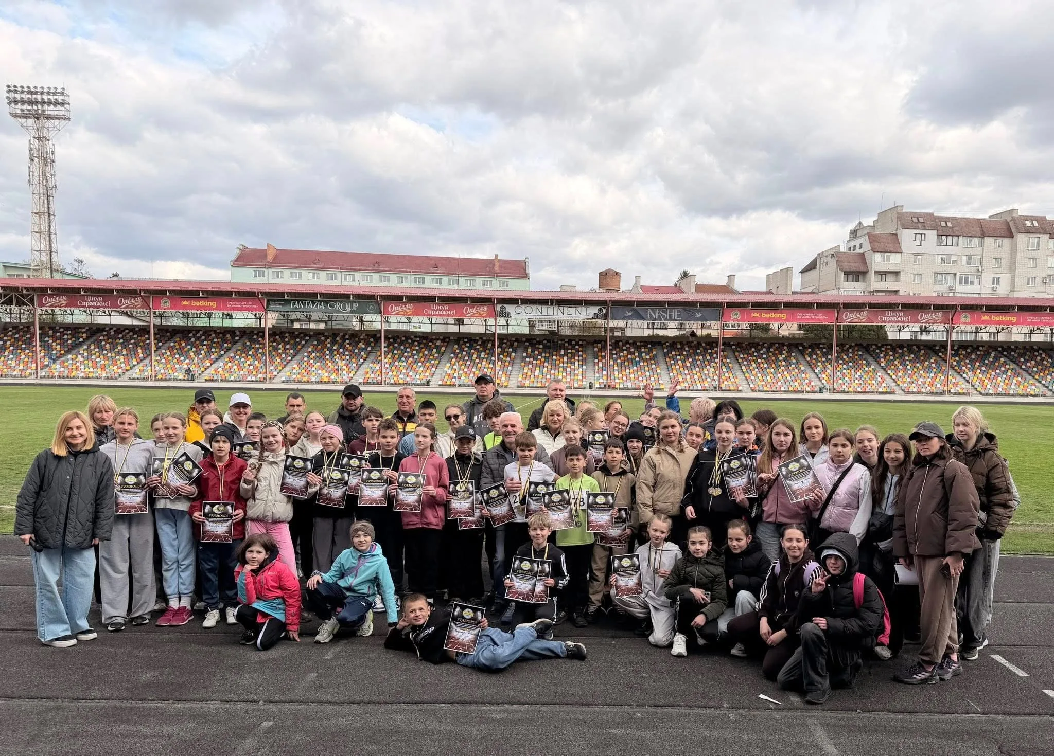 У Тернополі відбувся чемпіонат з легкої атлетики серед юних спортсменів