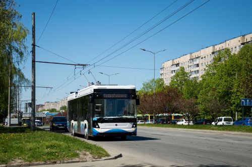 У Тернополі тестують нові тролейбуси «Електрон» (фото)