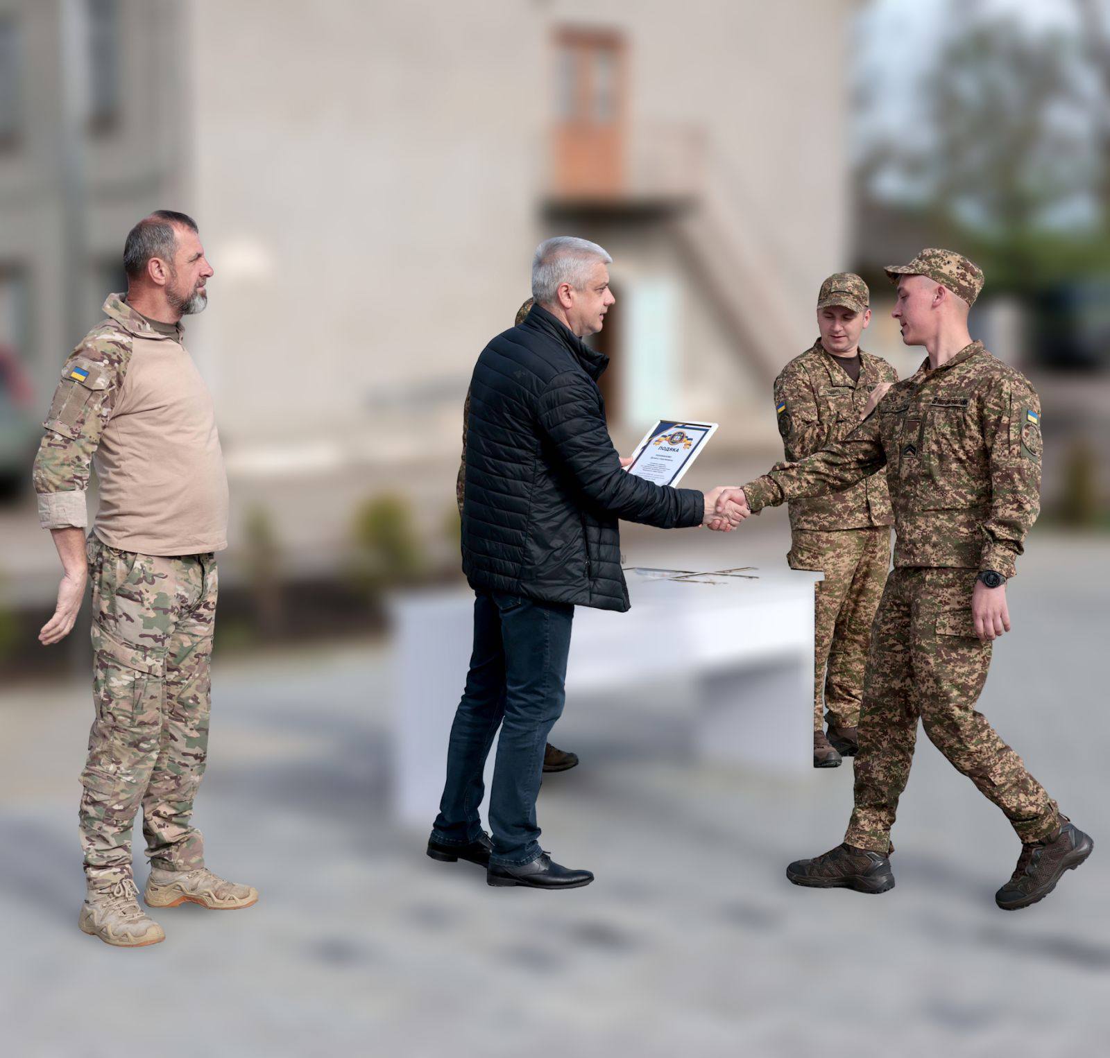 У Тисменицькій громаді відзначили нацгвардійців за патріотичне виховання молоді
