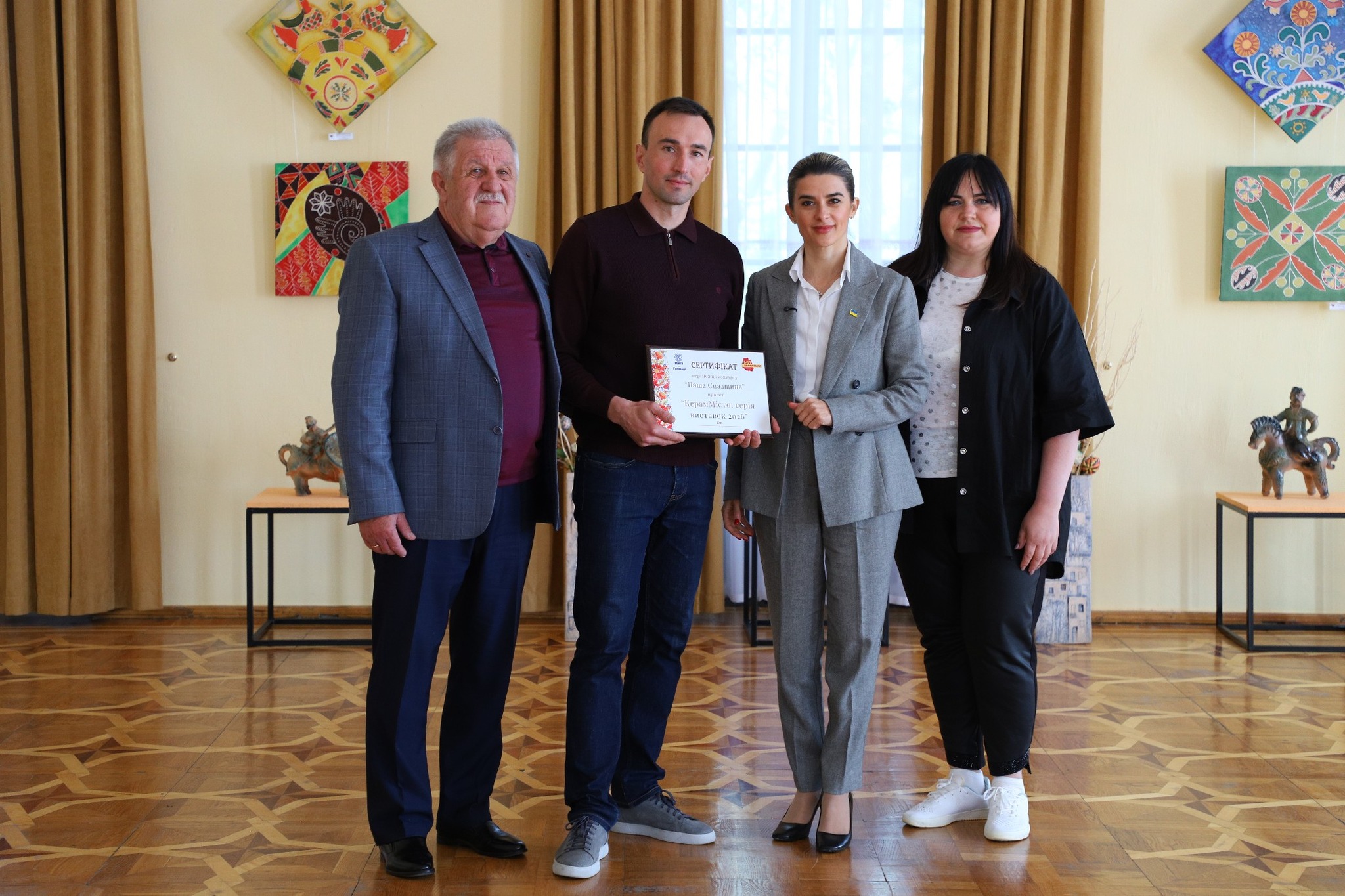 У Тульчині переможцю конкурсу «Наша спадщина» вручили сертифікат на розвиток …