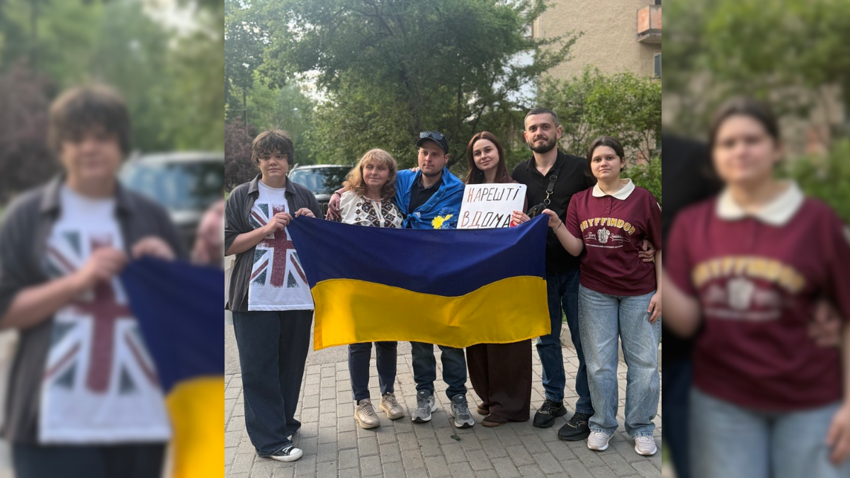 У Франківську зустріли звільненого з полону військового Віталія Білика