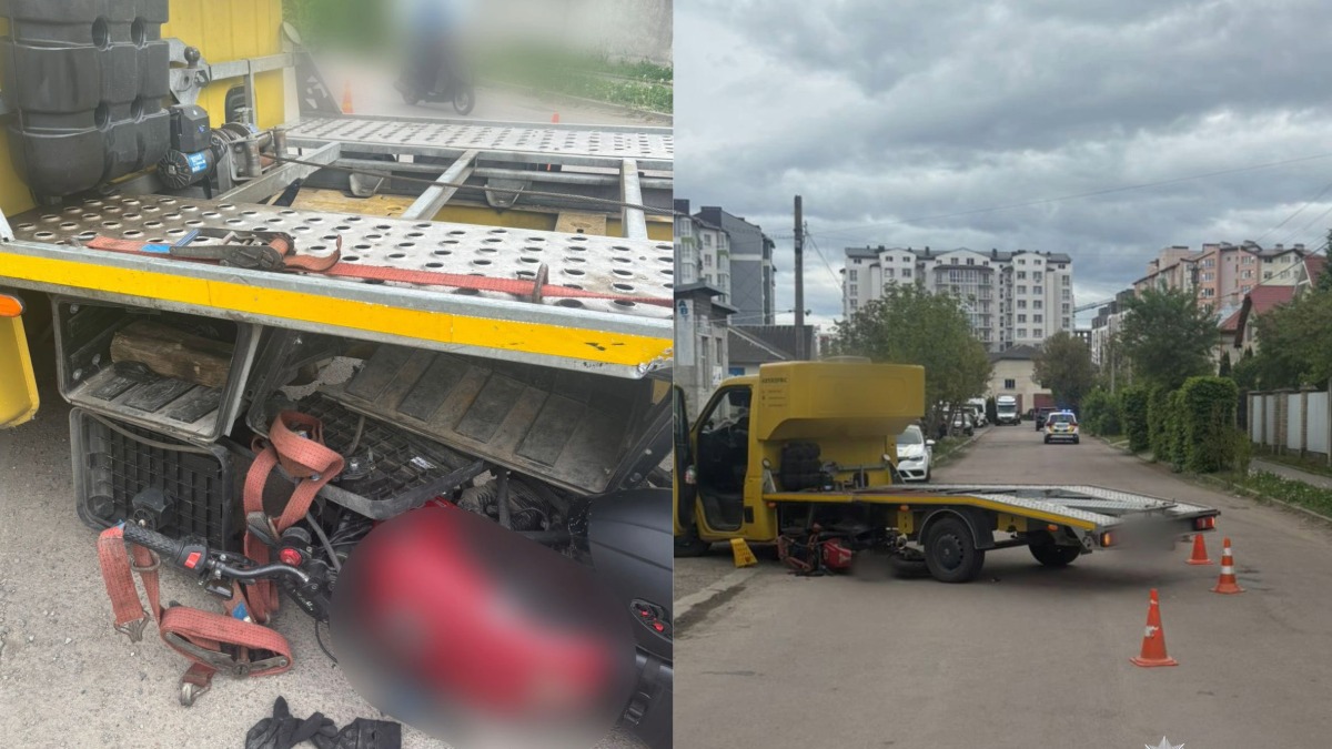 У Франківську зіткнулися авто і мотоцикл: є постраждалий