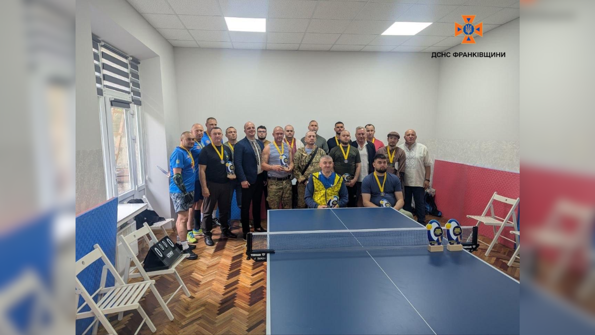 У Франківську провели турнір з настільного тенісу для ветеранів
