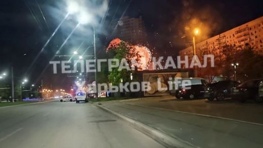 У Харкові вибухнув військовий пікап – соцмережі