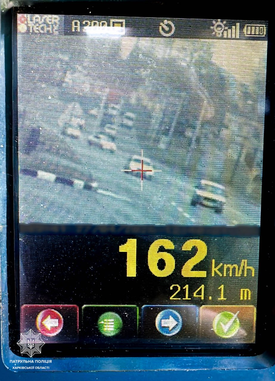 У Харкові водій перевищив швидкість на 112 кілометрів на годину