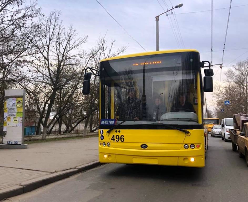 У Херсоні тимчасово не працюють тролейбуси