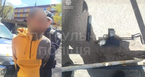 У Хмельницькому чоловік стріляв по автівках: його затримали (ВІДЕО)