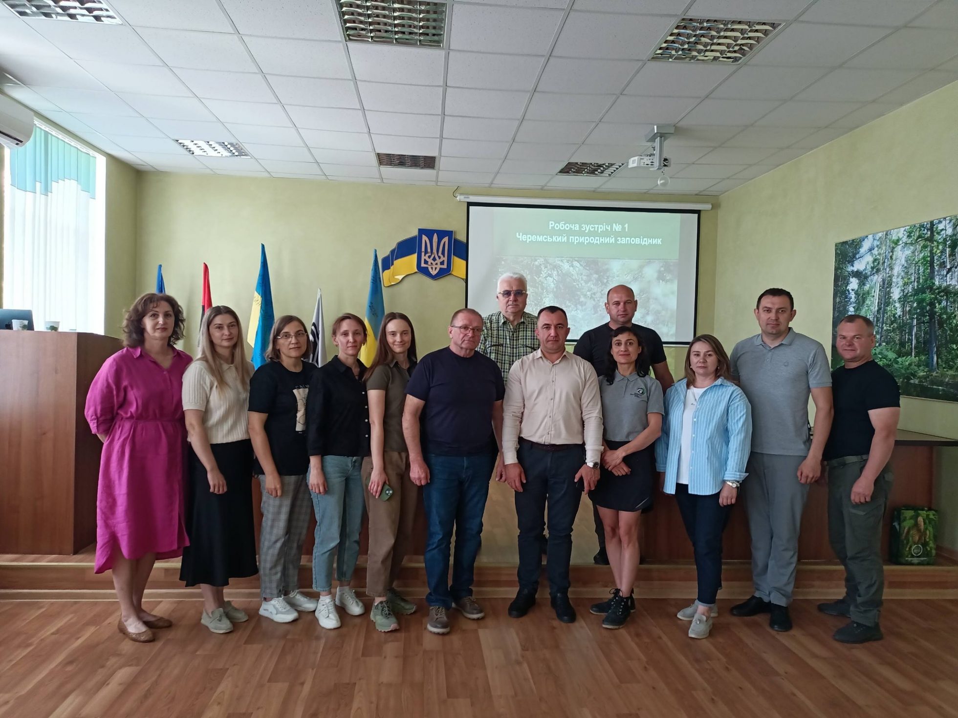 У Черемському природному заповіднику обговорили розвиток території спільно з міжнародними …