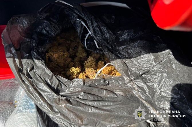 У Черкасах водій в авто перевозив 2,5 кілограма канабісу