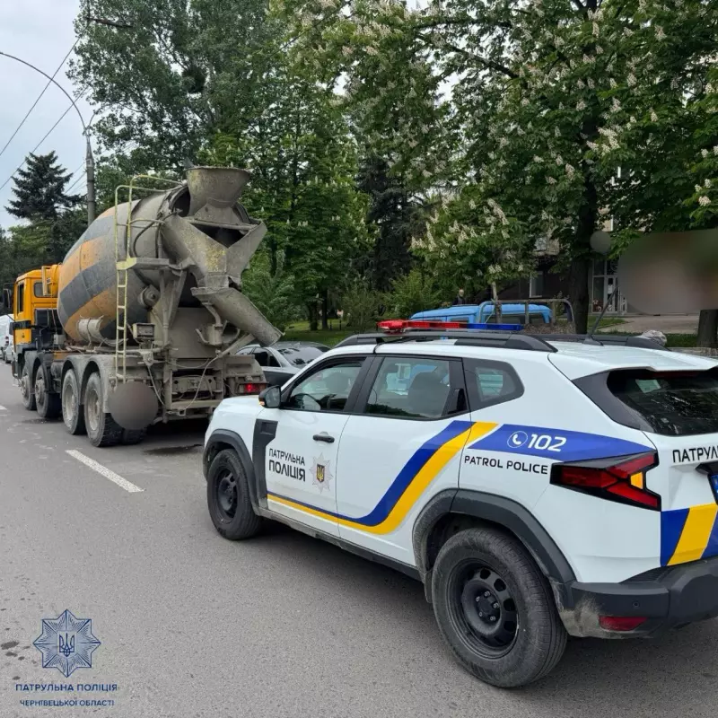 У Чернівцях виявили п’яного водія за кермом вантажівки