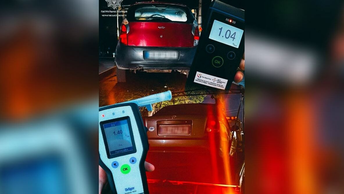 У Чернігові впіймали двох водійок у стані сп’яніння