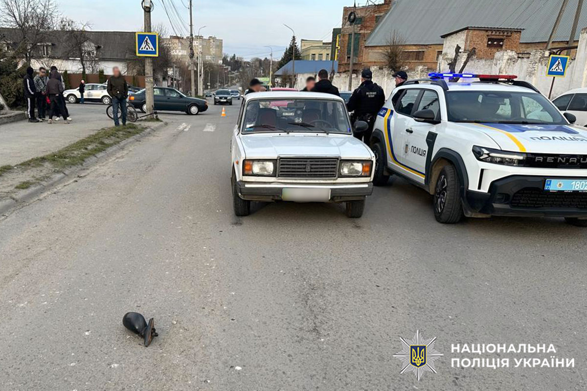У Шепетівці водій збив дитину на «зебрі»