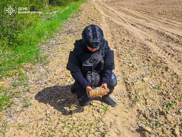 У двох громадах Вінницького району виявили артилерійські снаряди
