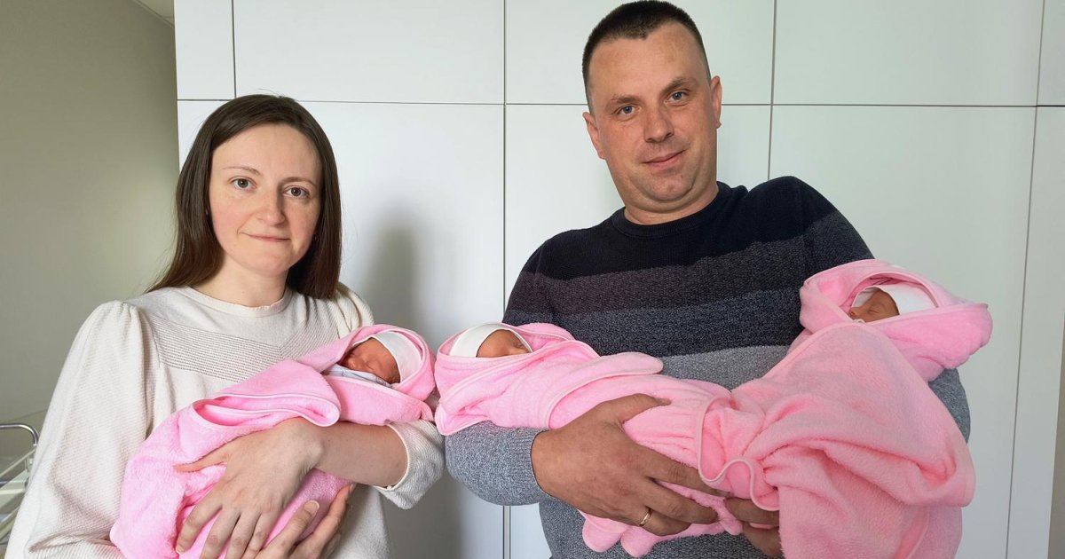 У львівській лікарні жінка народила природню трійню
