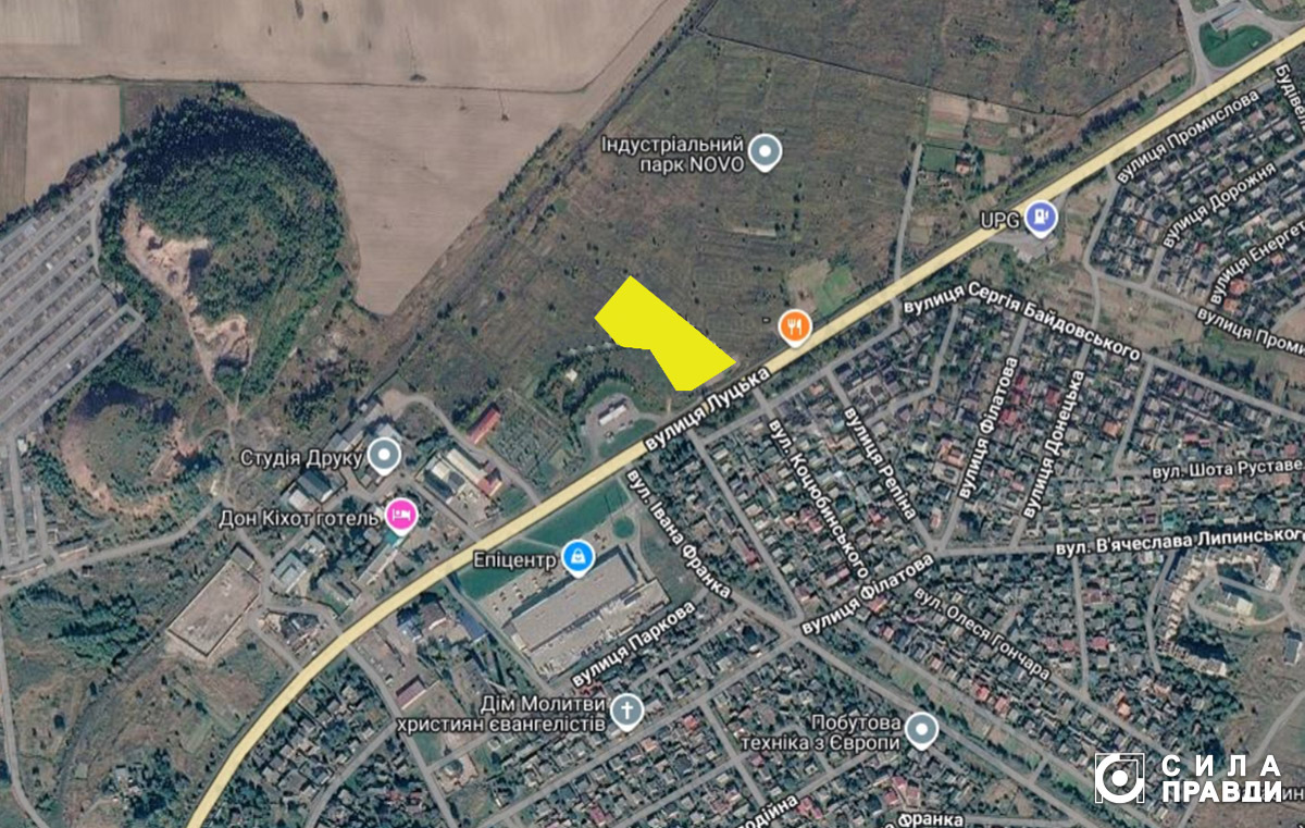 У місті на Волині пів гектара землі продали за понад …