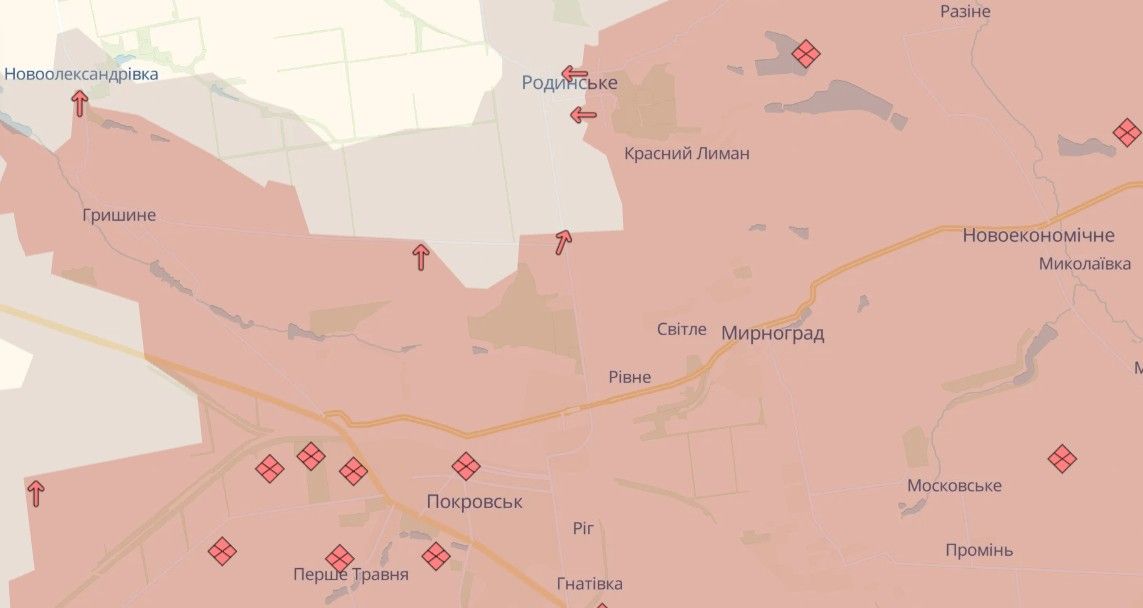 У DeepState розповіли, що відбувається в Родинському та окупованих рαшиcτами …