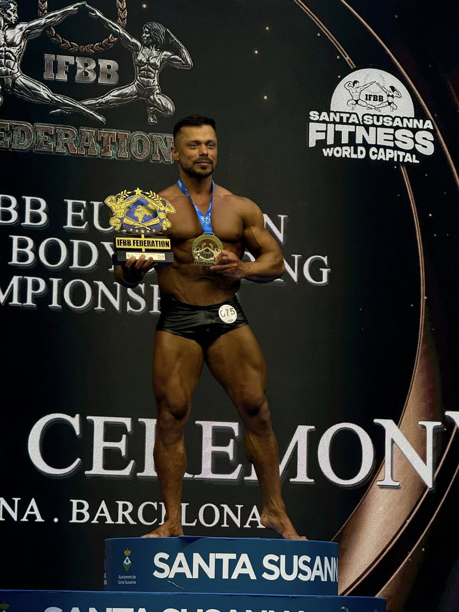 Франківець Федір Хашалов став чемпіоном Європи з бодібілдингу та фітнесу
