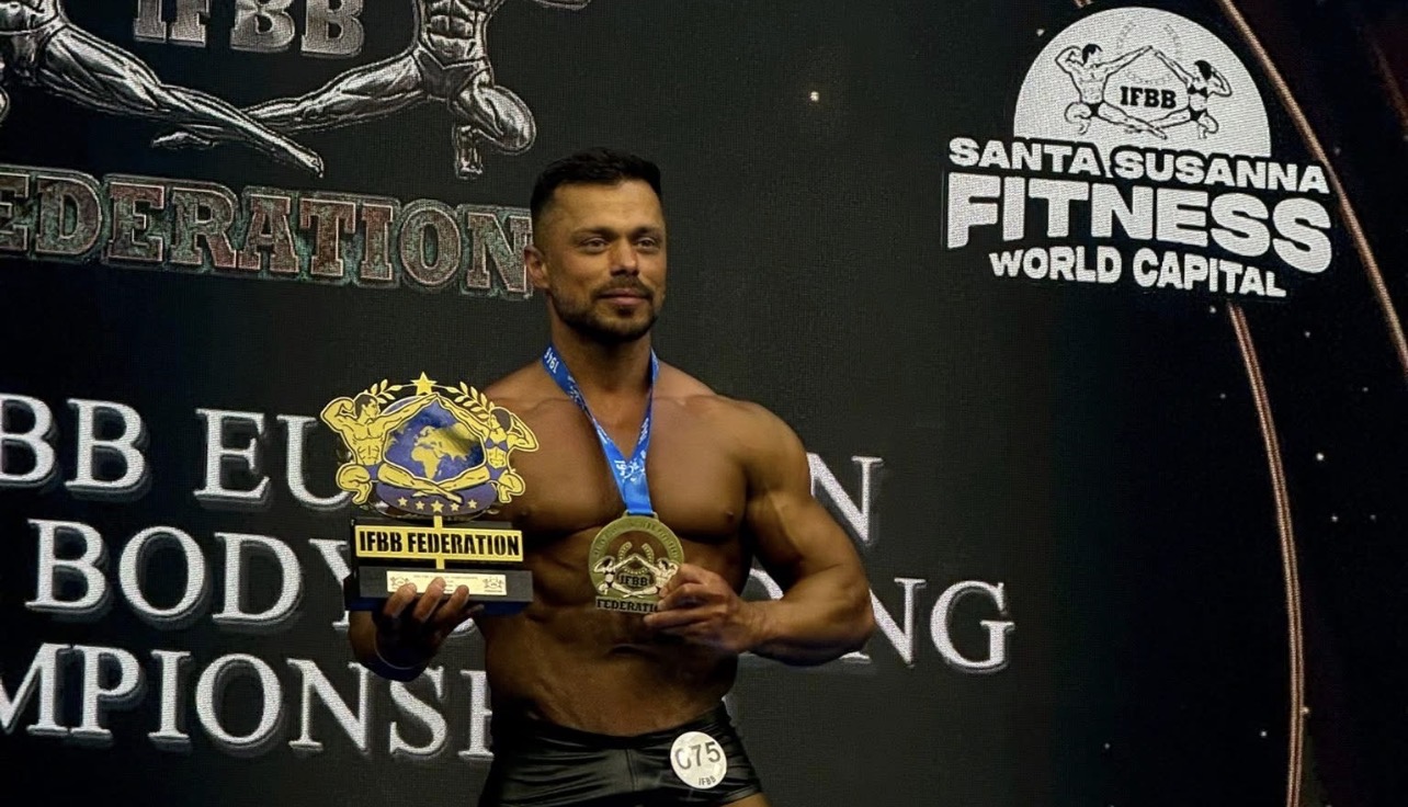 Франківець Федір Хашалов — чемпіон Європи з бодібілдингу