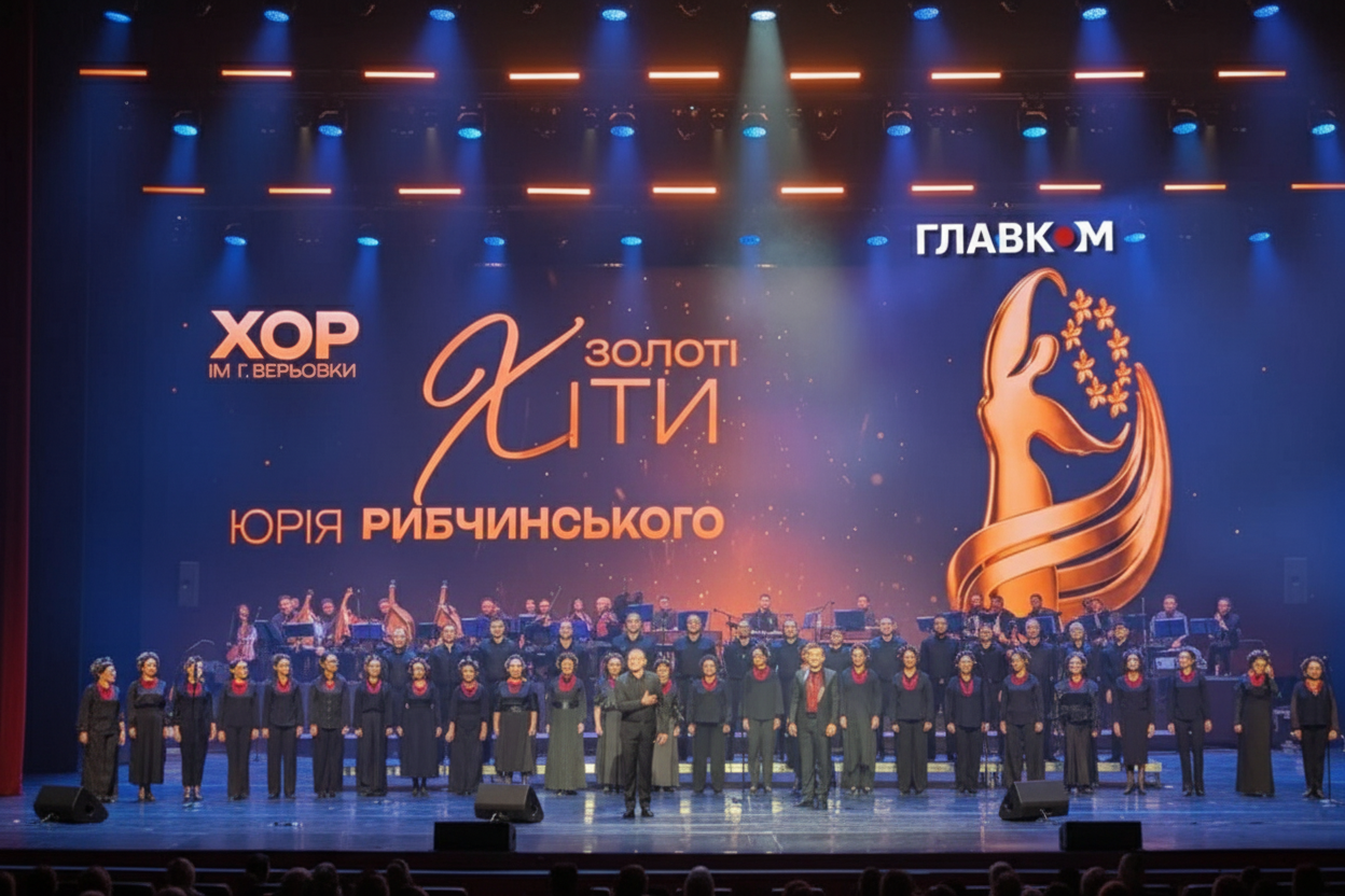 Хор Верьовки зібрав аншлаг на концерті легендарних хітів Рибчинського