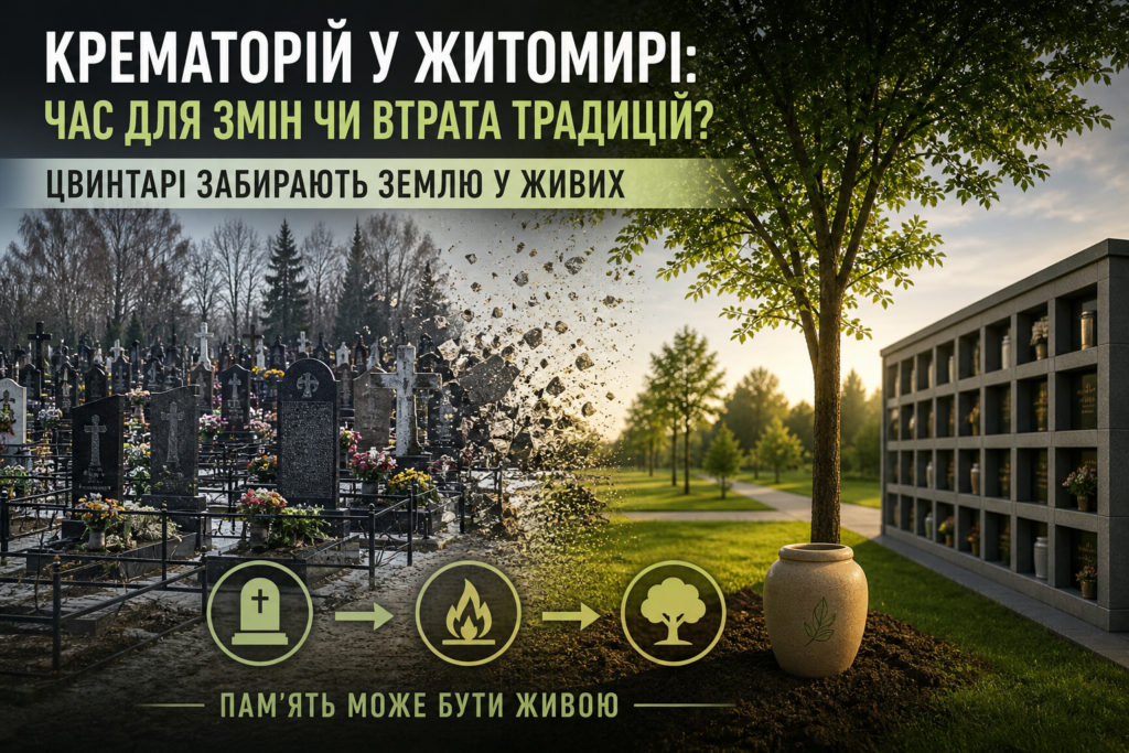 «Цвинтарі забирають землю у живих»: у Житомирі знову заговорили про …
