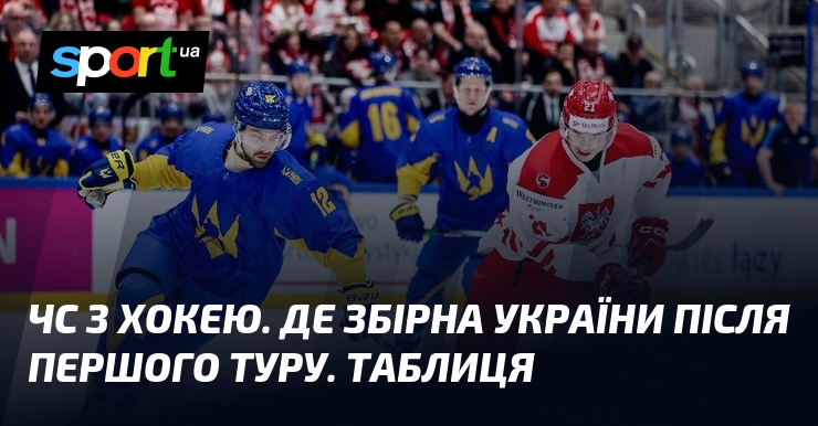 ЧС з хокею. Де збірна України після першого туру. Таблиця