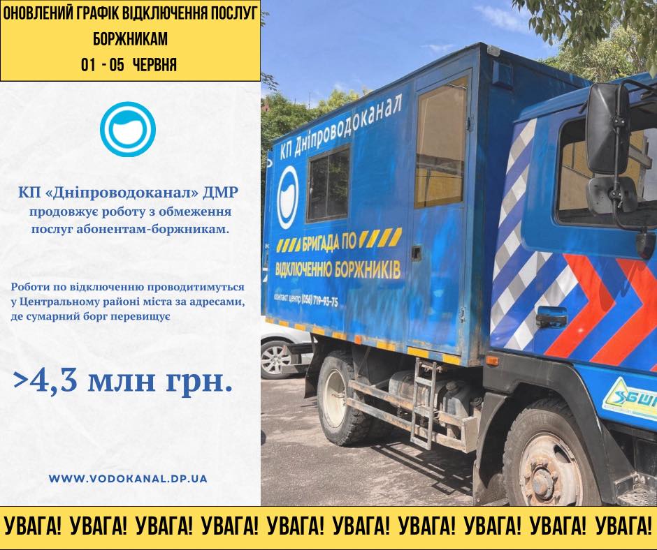 Через борги понад 4 млн грн у центрі Дніпра обмежують …