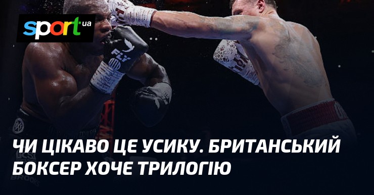 Чи цікаво це Усику. Британський боксер хоче трилогію