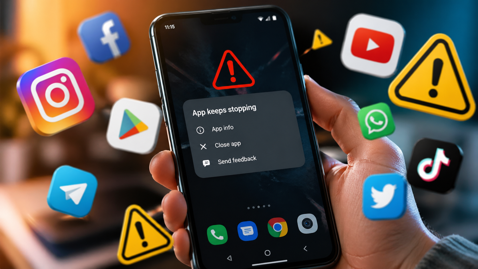 Чому вилітають додатки на смартфоні та як це виправити
