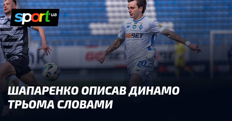 Шапаренко описав Динамо трьома словами