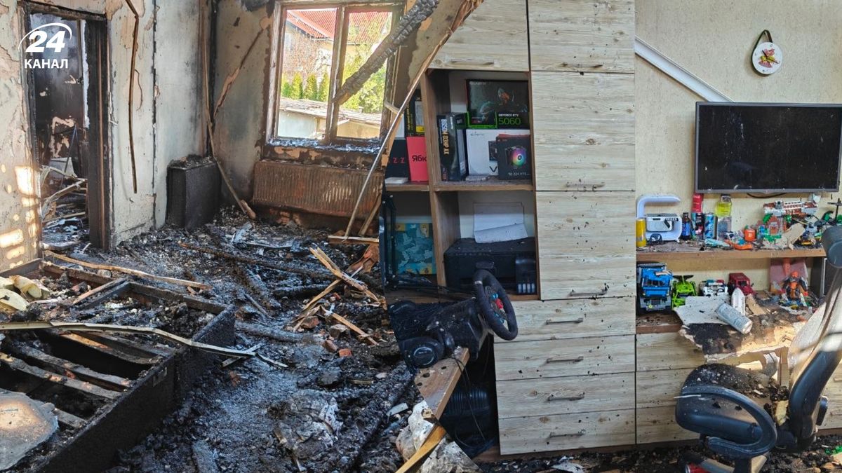 "Шахед" пролетів через увесь будинок: у Рівному 1 травня росіяни …