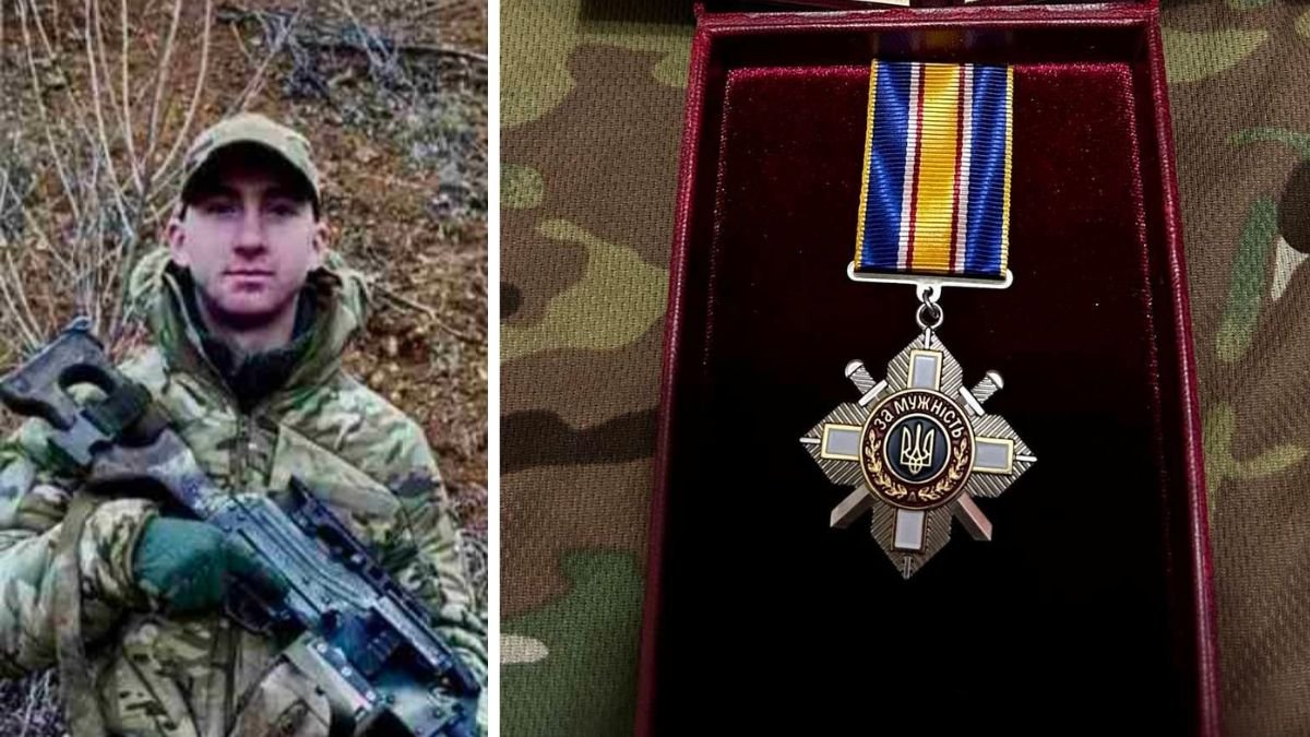 20-річного воїна з Коломийщини Антона Григоріва нагороджено орденом "За мужність"