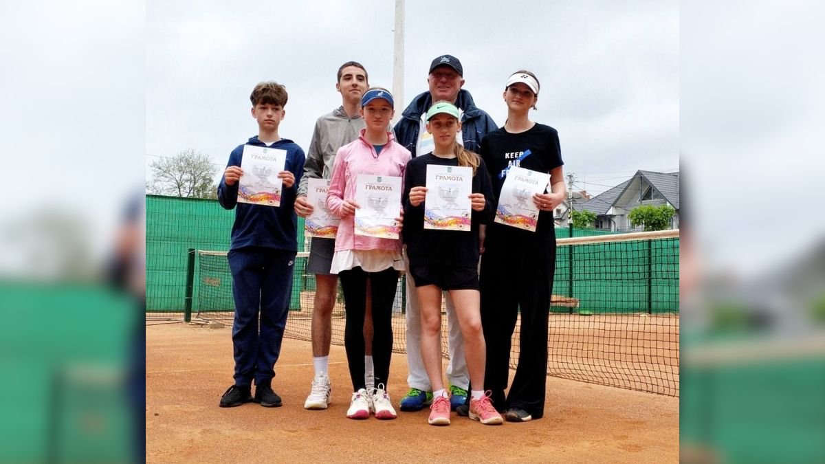 Юні тенісисти з Коломиї серед призерів чемпіонату області